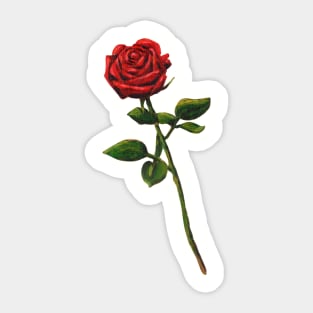 Red Rose Sticker